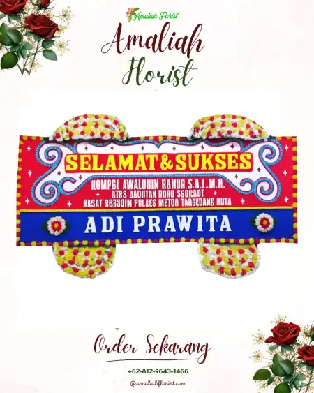Papan Bunga Ucapan Selamat Sumberkolak